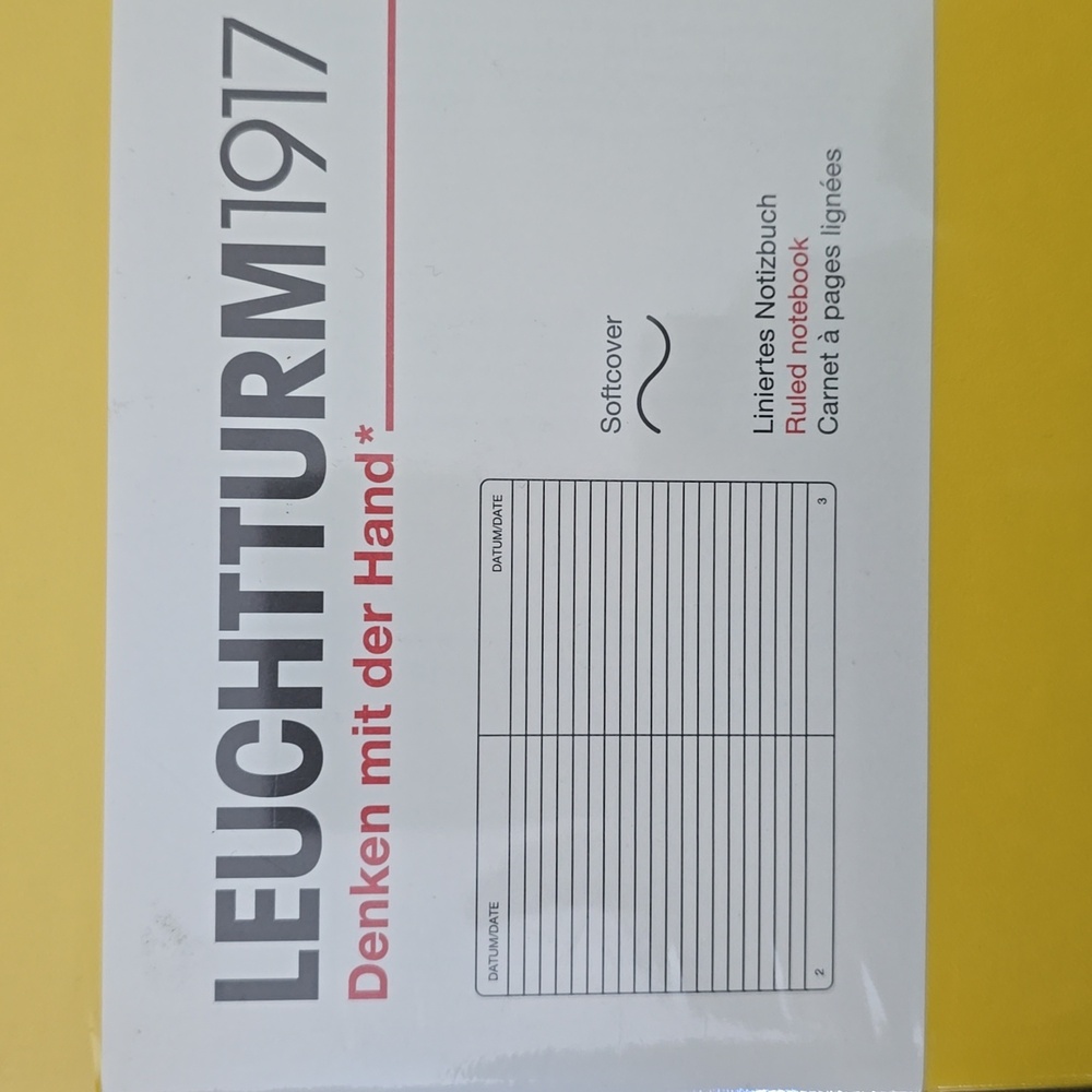 Leuchtturm1917 Lemon Softcover Composition Ruled Journal - Picture 5 of 11